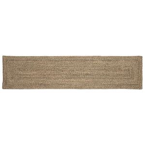 vidaXL Vloerkleden Naturel en Zwart 60 x 200 cm Jute