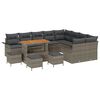 vidaXL Tuin Sofa Set 13 st 12-Aantal zitplaatsen Grijs