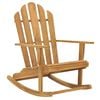 vidaXL Schommelstoel Adirondack massief teakhout