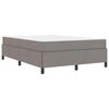 vidaXL Boxspringbed met matras Taupe 140 x 190 cm Stof