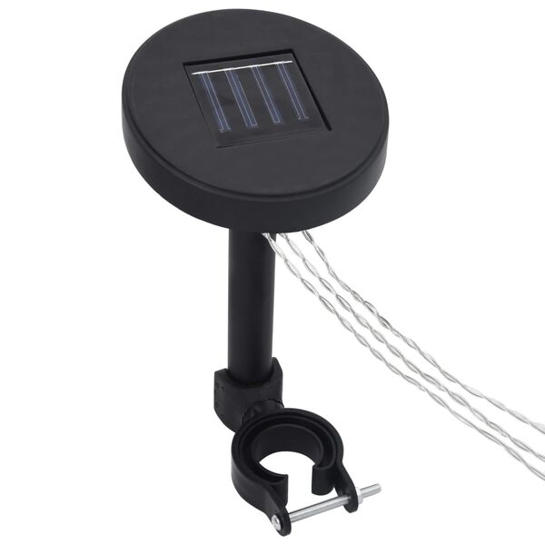 vidaXL Lichtslinger met zonnepaneel voor prieel LED