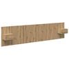 vidaXL Hoofdbord Met Kast 3 pcs Artisan Eiken Bewerkt hout