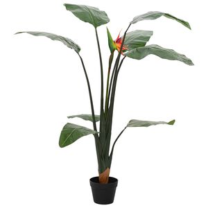 vidaXL Kunst Strelitzia Plant Groen 70 x 18 x 155 cm Stof en PE