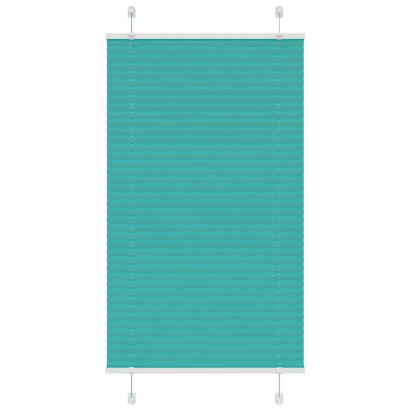 vidaXL Pliss&eacute; rolgordijn 70x100 cm stofbreedte 69,4 cm petrol groen