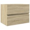 vidaXL Wastafelkast 60x38,5x45 cm spaanplaat sonoma eikenkleurig