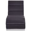 vidaXL Chaise longue kunstleer bruin