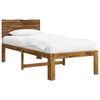 vidaXL Eenpersoonsbed met hoofdbord ROSTOCK Naturel 75 x 190 cm