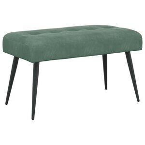 vidaXL Bank met knoopverstelling Zeegroen 80 x 40 x 46 cm fluweel