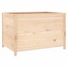 vidaXL Plantenbak verhoogd 119,5x82,5x78 cm massief grenenhout