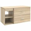 vidaXL Badkamermeubelset 2 st Sonoma Eiken Bewerkt hout