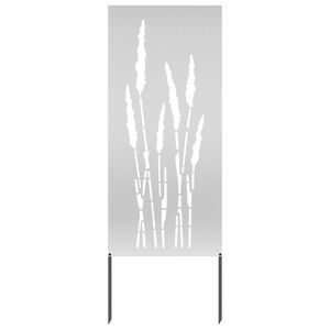vidaXL Tuin Privacy Screen Zilver 50 x 140 cm Gegalvaniseerd staal