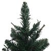 vidaXL Kunstkerstboom met verlichting en standaard 90 cm PVC groen