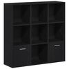 vidaXL Boekenkast 98x29x97,5 cm bewerkt hout zwart eikenkleur