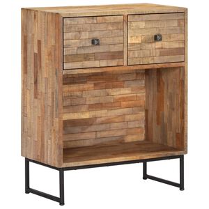 vidaXL Dressoir 60x30x75 cm gerecycled teakhout