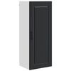vidaXL Wandkast PORTO Zwart 40 x 31 x 100 cm Bewerkt hout
