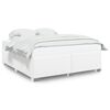 vidaXL Bedframe kunstleer wit 200x200 cm