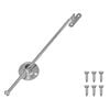 vidaXL Trekstangscharnier 12 st Zilver 190 mm Metaal