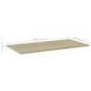 vidaXL Wandschappen 4 st 80x40x1,5 cm spaanplaat sonoma eikenkleurig