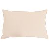 vidaXL Hoofdkussen 50 x 75 cm Alle seizoenen Kapokvezel Beige