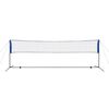 vidaXL Badminton net met shuttles 500x155 cm