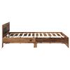 vidaXL Bedframe met hoofdeinde Oud Hout 120 x 190 cm Bewerkt hout