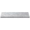 vidaXL Trap Tread Rechthoekig 10 pcs Zilver 60 x 18 cm Aluminium