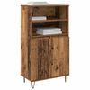 vidaXL Highboard Bruin 60 x 36 x 110 cm Bewerkt hout