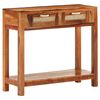 vidaXL Wandtafel 86x30x76 cm massief gerecycled hout