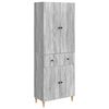 vidaXL Kastenset 2 pcs 66 x 34,5 x 90 cm Bewerkt hout