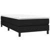 vidaXL Boxspring bed 90x200 cm stof zwart