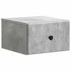 vidaXL Wandbeugel Bedkast Betongrijs 34,5 x 33 x 20 cm Bewerkt hout