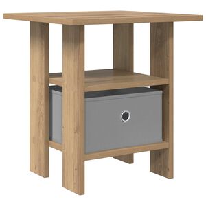 vidaXL Nachtkastje met lade Artisan Eiken 41 x 40 x 45 cm Bewerkt hout