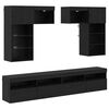 vidaXL TV Wandmeubels 6 pcs Artisan Eiken Bewerkt hout