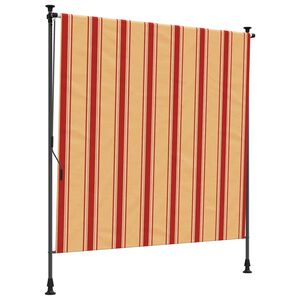 vidaXL Buiten Rolgordijn Multikleur 100 x 270 cm