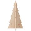 vidaXL Kerstdecoratie kerstboom 80 cm massief grenenhout