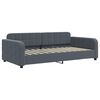 vidaXL Slaapbank 90x200 cm fluweel donkergrijs
