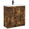 vidaXL Badkamermeubelset Gerookt eiken 78,5 x 37,5 x 81 cm