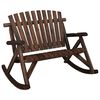 vidaXL Schommelbank 2-zits 123x96x102 cm massief vurenhout