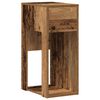 vidaXL Computertorenstandaard met lade 30x44x74 cm oud houtkleurig