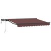 vidaXL Handmatige Luifelhouder met LED's 2,5 x 2 m