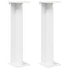 vidaXL Plantenstandaard 2 st Wit 25 x 25,5 x 100,5 cm Bewerkt hout