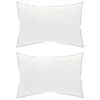 vidaXL Hoofdkussen 2 pcs 60 x 80 cm Australisch Wol Wit
