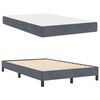 vidaXL Boxspringbed met matras Donkergrijs 120 x 190 cm Stof