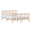 vidaXL Bedframe massief hout 150x200 cm