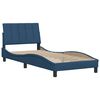 vidaXL Bedframe zonder matras "Hanko" 90x200 cm stof blauw