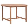 vidaXL Tuintafel &Oslash;110x75 cm massief teakhout