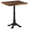 vidaXL Bistrotafel 60x60x76 cm massief gerecycled hout