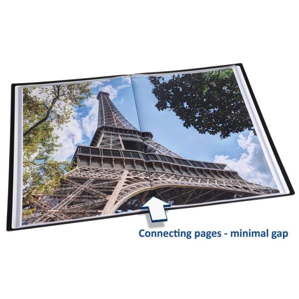 rillstab Portfoliomap met 36 hoezen A3 zwart