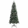 vidaXL Kunstkerstboom met 300 LED Groen 240 cm PVC en Plastic en Staal