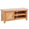 vidaXL Tv-meubel 103x36x46 cm massief eikenhout